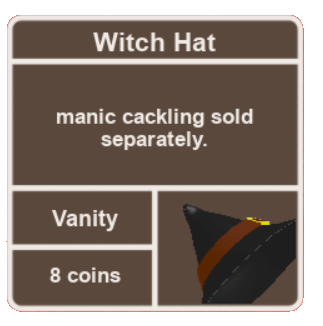 Witch Hat | Super Cube Cavern Wiki | Fandom