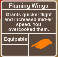 Flaming Wings Super Cube Cavern Wiki Fandom - black wings yo roblox