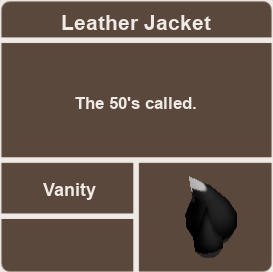 Leather Jacket | Super Cube Cavern Wiki | Fandom
