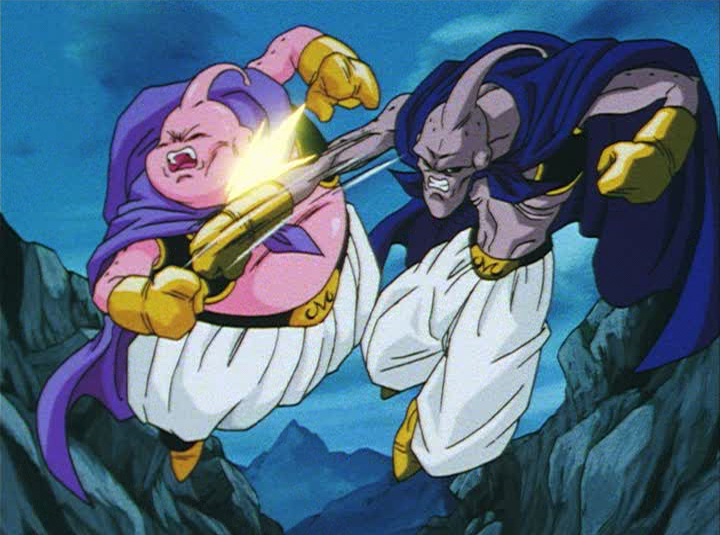 Majin Boo Gordo vs Majin Boo Magro. #dragonballz #dragonball #anime #a