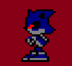 Pixilart - Mecha Sonic (FNF) by SpongeDrew