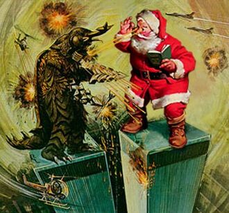 Megalon vs santa