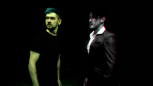 Darkiplier and Antisepticeye hear GrizzlyVoices's roar