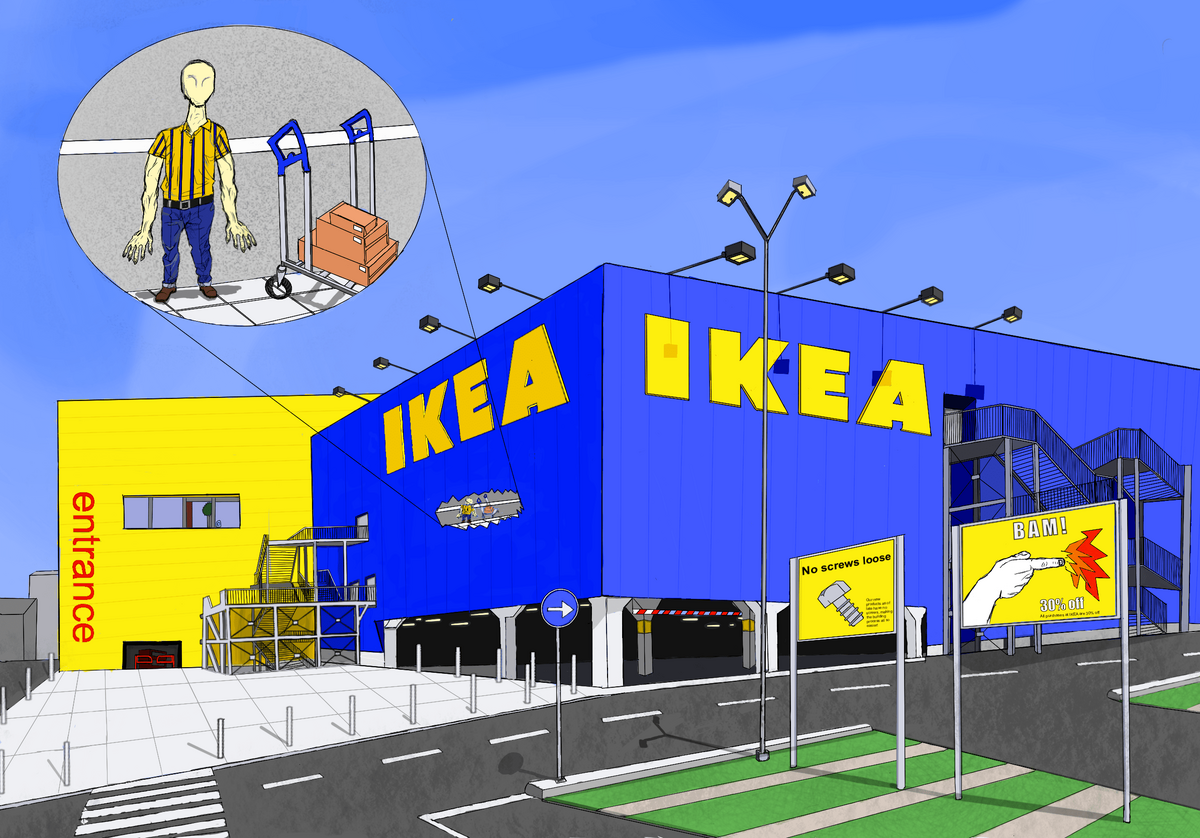what a lovely day #BetterTogetherChallenge #scp3008 #ikea #creepypasta, ikea scp 3008 in real life