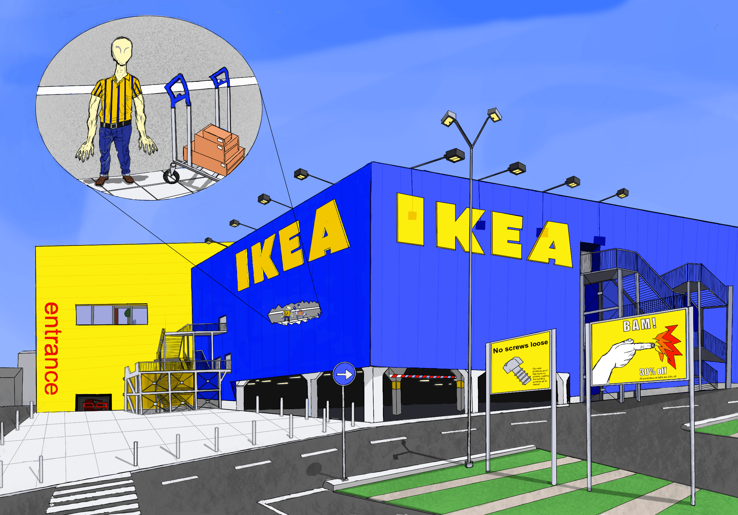 Escape From IKEA, SCP-3008
