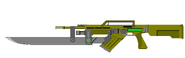 The Jungle Variant, specially designed scope, Machete at the edge replacing the Bayonet, and a green redecoration.