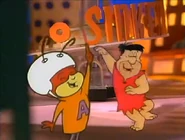 Atom Ant and Fred Flintstone