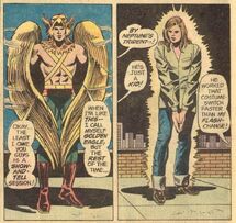 Golden Eagle changing (JLA 116) 1