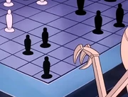 Knight to Queen four -- Check!'"`UNIQ--ref-00000007-QINU`"'