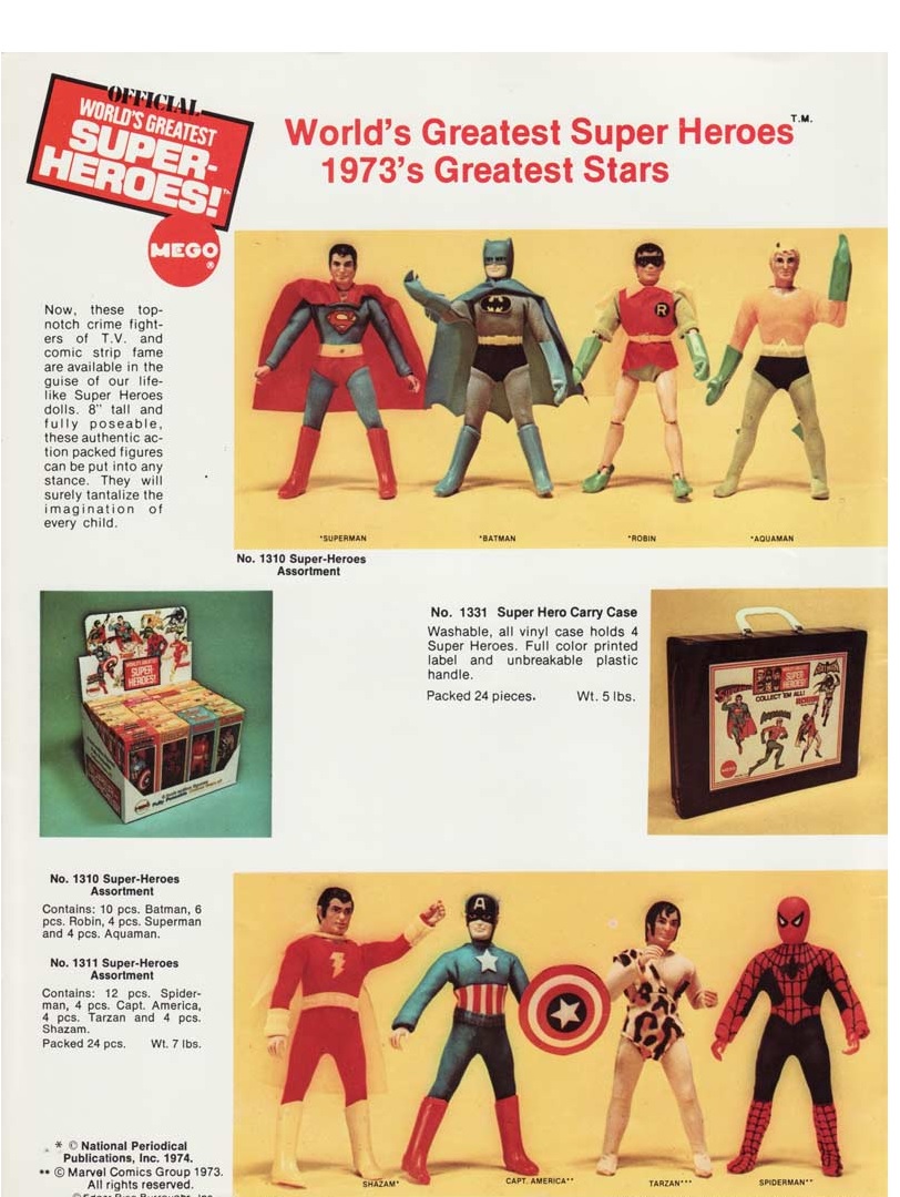 World's Greatest Toys Hardcover Book Special Edition Mego 8 Inch Super-Heroes 