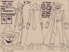 Alex Toth Scarecrow Model Sheet