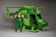 Green Arrow and Helicopter