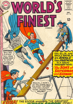 アメコミリーフ World's Finest #153 1965年 CGC3.0 WORLD'S FINEST #152 - Silver Age Superman with Batman