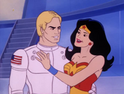 Steve and Diana (09x03 - The Darkseid Deception)