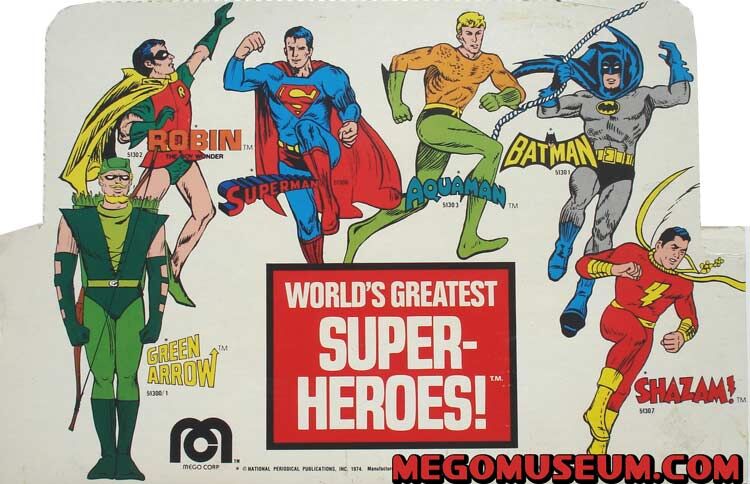 Mego world's 2025 greatest superheroes
