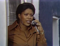 Woman in phone booth (uncredited) Played by: Marsha Warfield