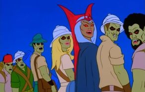 Vampiress and her slaves