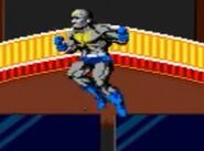 Gray humanoid Superman (arcade game)