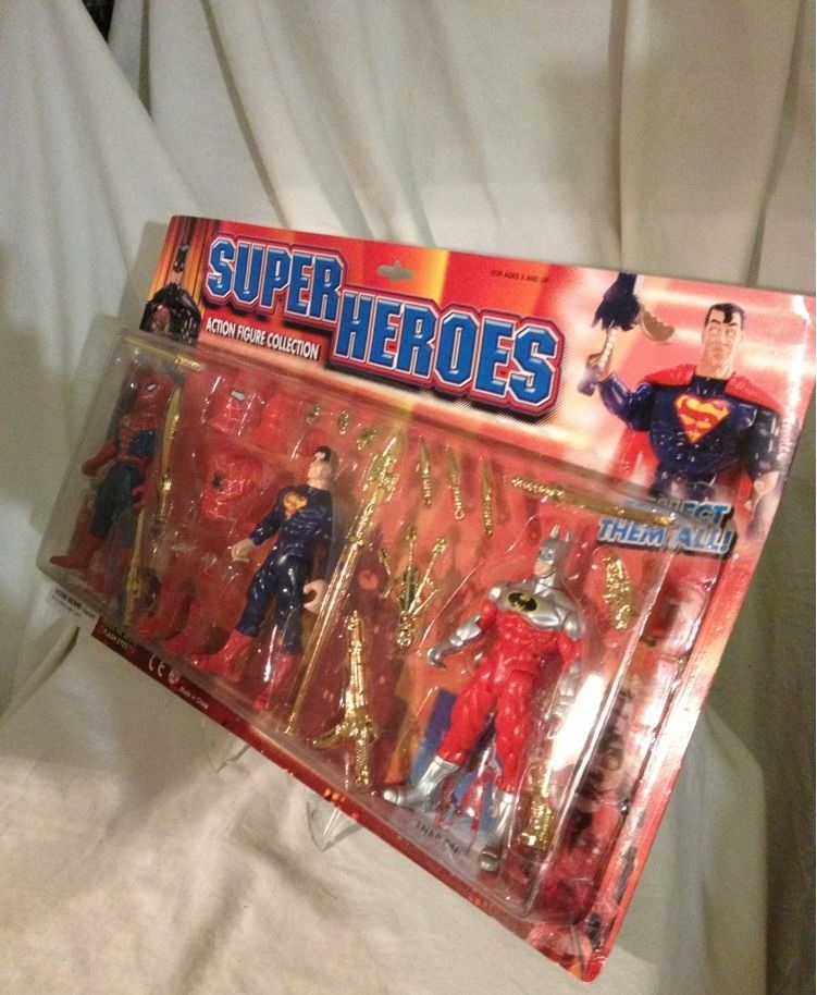 Spiderman batman superman toys shop