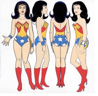 Wonder Woman Costume Sequins Corset Lingerie