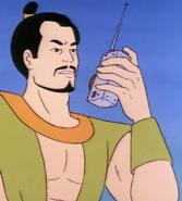 Samurai using an alternate design of the JLA Communicator