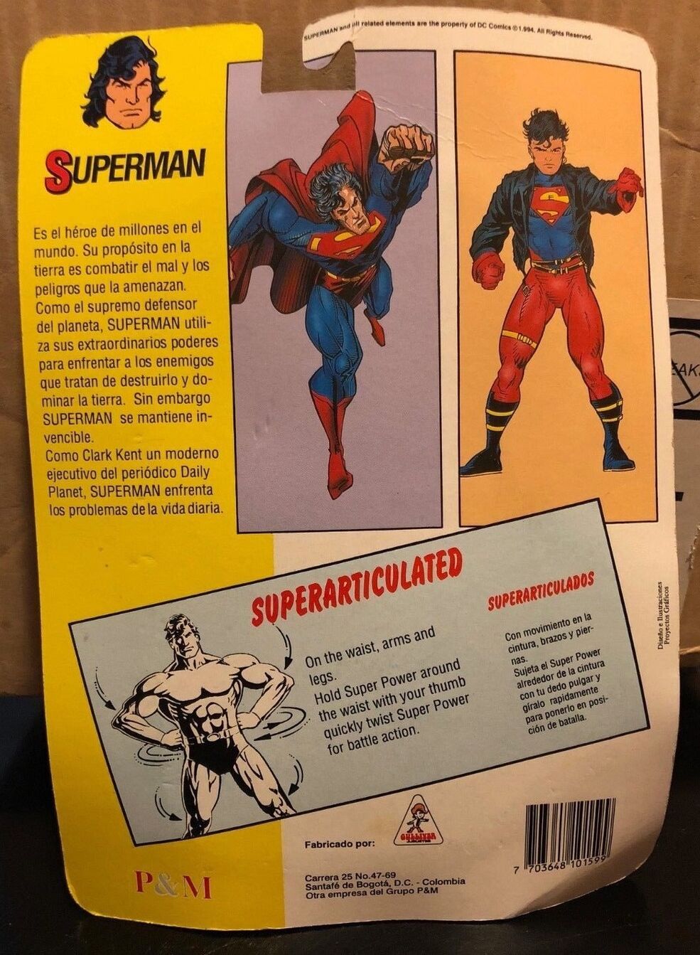 Kenner (1984) Super Powers Superman action figure