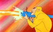 A  using his stun cannon'"`UNIQ--ref-00000000-QINU`"'