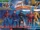 Spider-Man, Superman, Batman, Mr. Incredible, Yellow Dino Ranger and The Hulk (CaoRanger Dino Thunder figures)