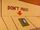 'Don't Press' button