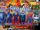 Lightning McQueen, Blue SPD Ranger, Superman, Batman, Spider-Man and Shrek (Sense of Right Alliance figures)