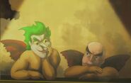 Joker and Luthor on the Sistine Madonna Lexportation
