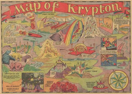 Map of Krypton (Superboy 100)