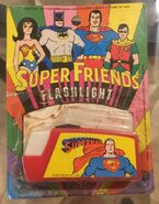 Super Friends Flashlight (Superman) (Nasta, 1976)