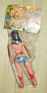 Wonder Woman (Super Heroes figure) reverse side