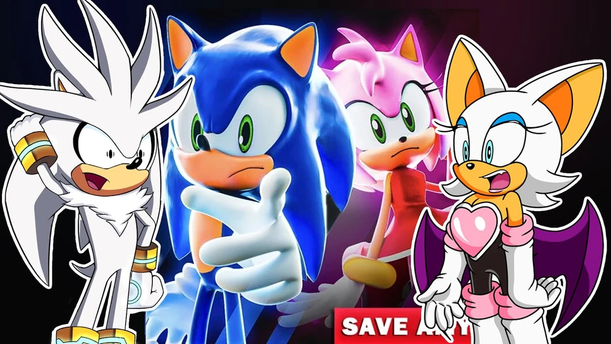 Sonamy Break Up Reaction - Silver Plays Sonic Speed Simulator LIVE With ...