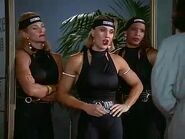 The three Amazon women face Lois