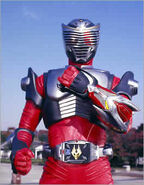 Kit Taylor as Kamen Rider Dragon Knight