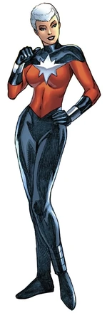 Phyla as Captain Marvel