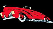 Simple Red Batmobile