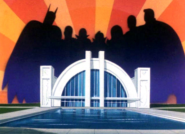 Image result for justice league cartoon headquarters