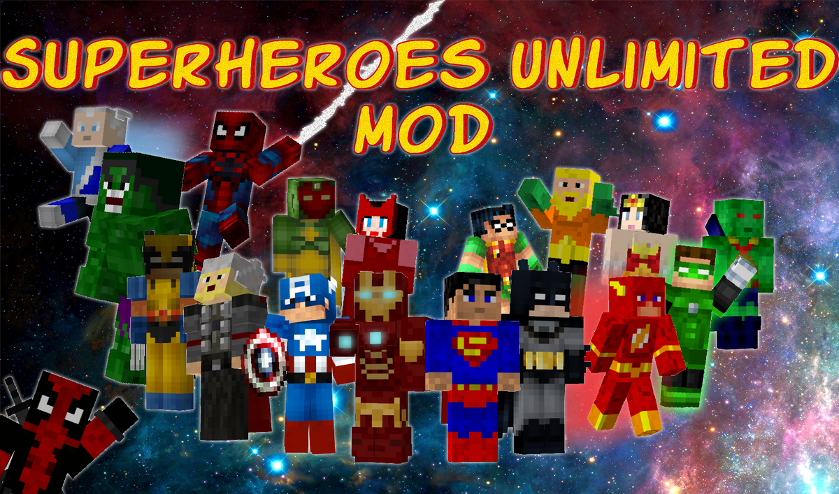 DCEU Justice League Characters In Minecraft (Legends Mod) - Epic