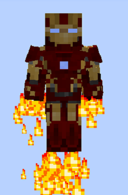 All Battle Damaged Marvel Suits(Minecraft Legends Mod) 