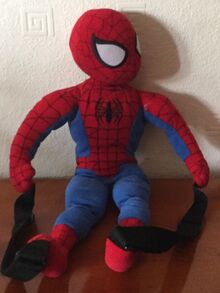 Spiderman plush toy backpack