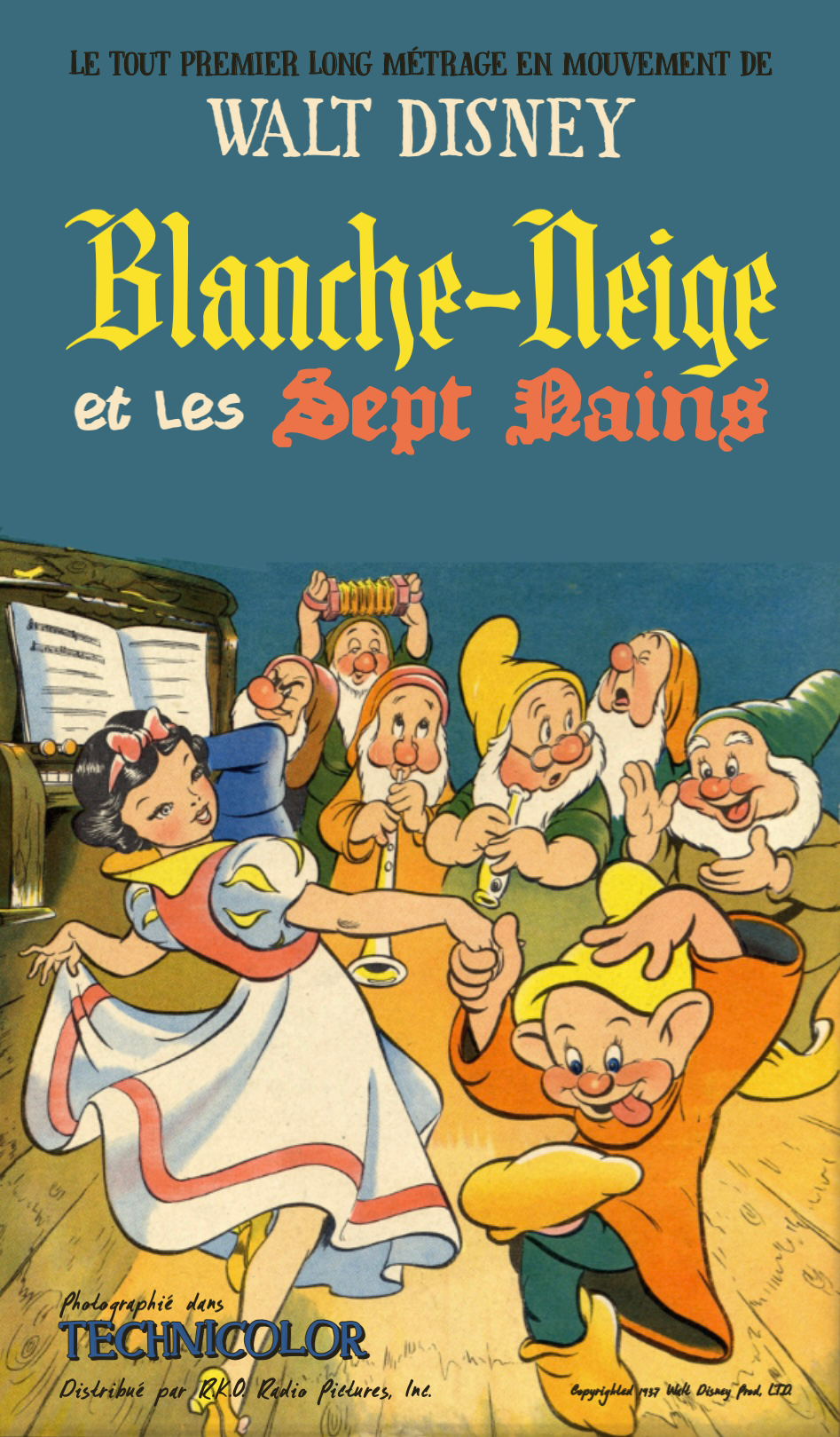 Blanche-Neige et les Sept Nains (David Hand, 1937) - La