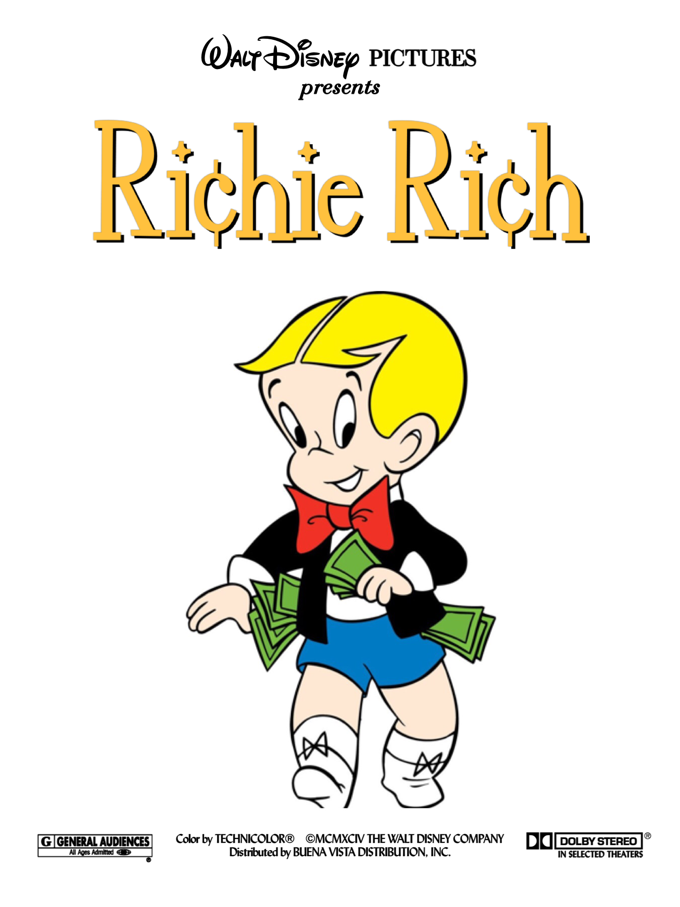 Richie Rich (1994 film) Credits (Walt Disney Feature Animation) | SuperLogos Wiki | Fandom Richie Rich (1994 film) Credits (Walt Disney Feature Animation) | SuperLogos Wiki | Fandom