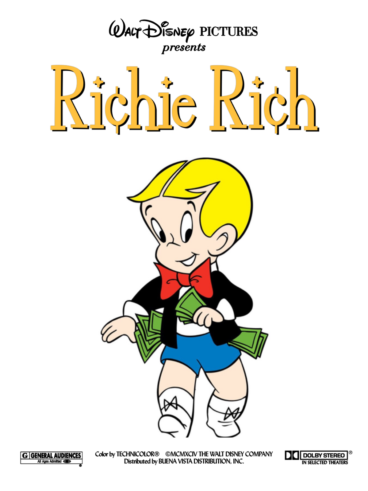 Richie Rich (1994 film) Credits (Walt Disney Feature Animation