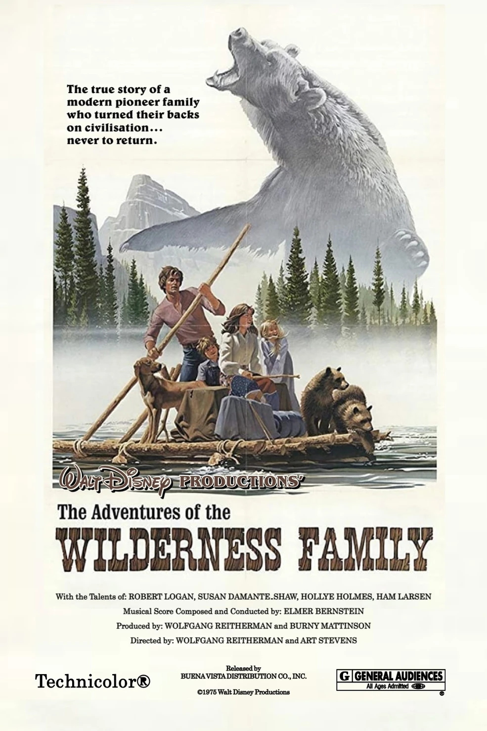 Adventures of the Wilderness Family (1975 film) Credits | SuperLogos Wiki |  Fandom, image size:985x1478