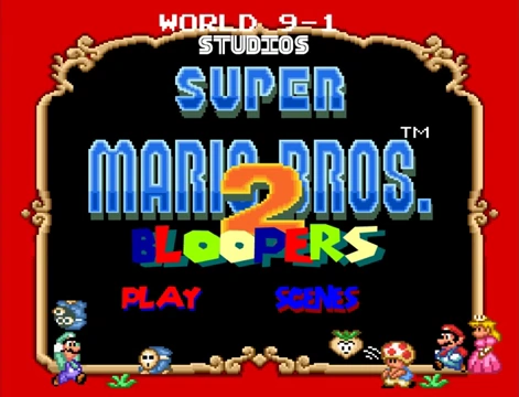 Super Mario Bros 2 Bloopers 05 Short Credits Superlogos Wiki Fandom