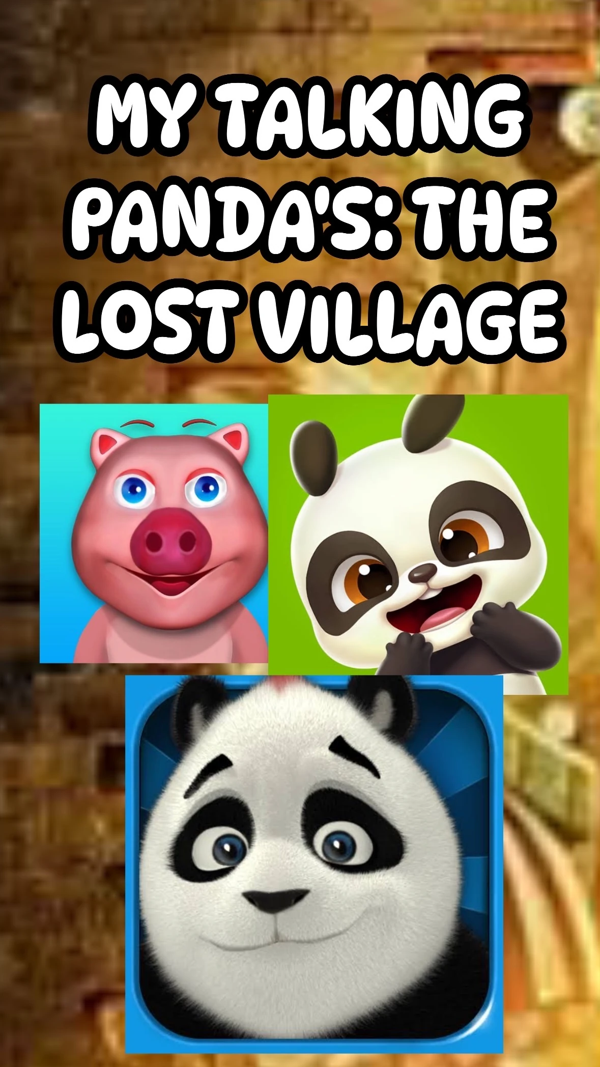My Talking Panda's: The Lost Village (1988 film) Credits | SuperLogos Wiki  | Fandom, image size:1179x2096