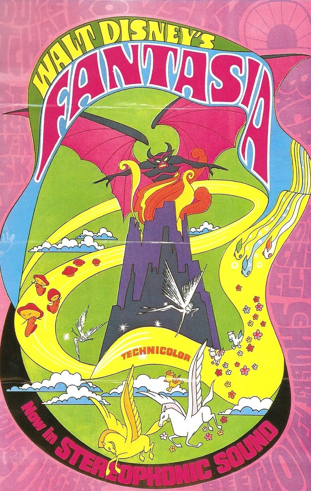 Fantasia (1969 film) Credits (1990 Re-Reissue Turner Print) | SuperLogos  Wiki | Fandom, image size:1014x1600
